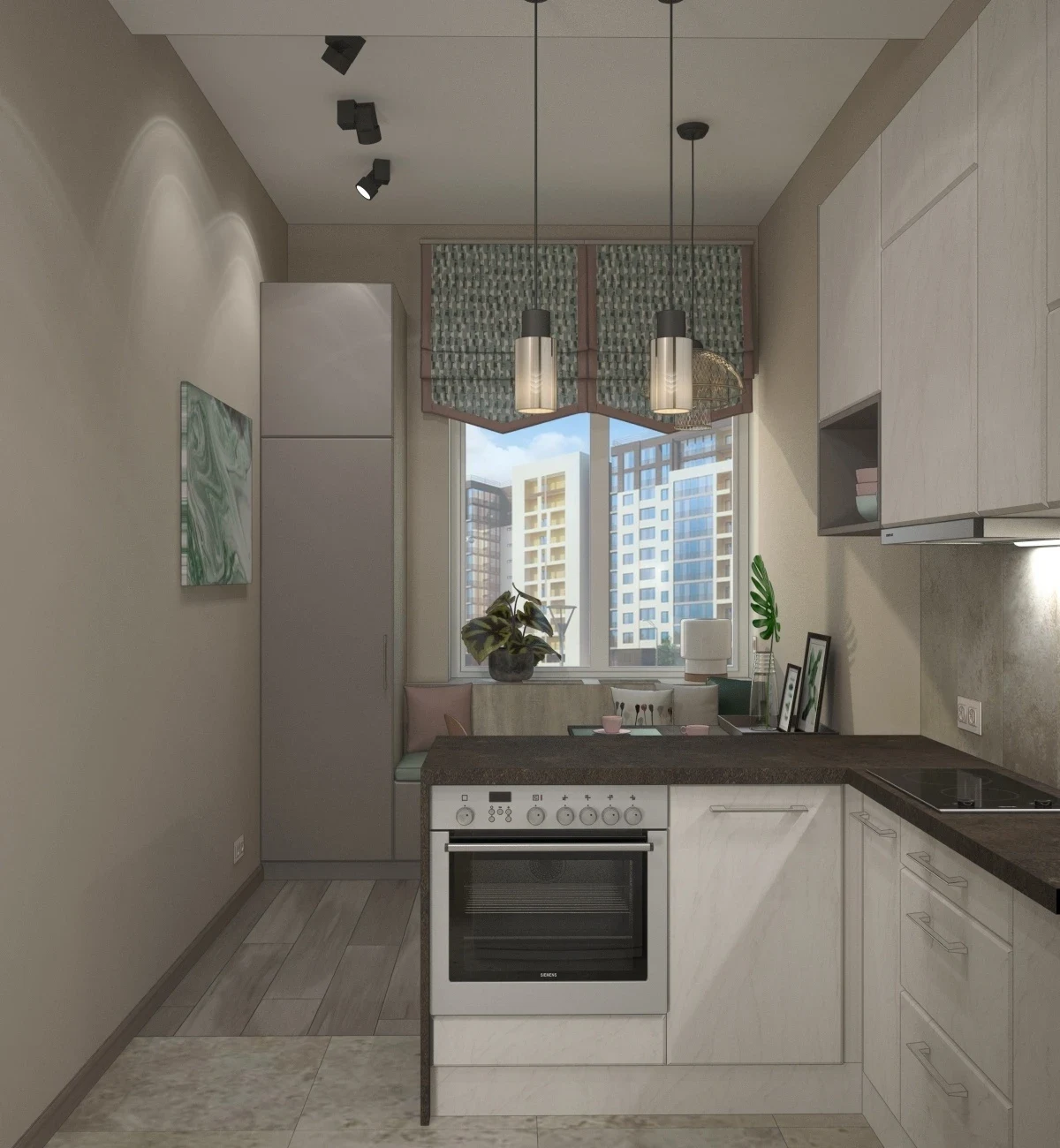 Дизайн-проект однокомнатной квартиры