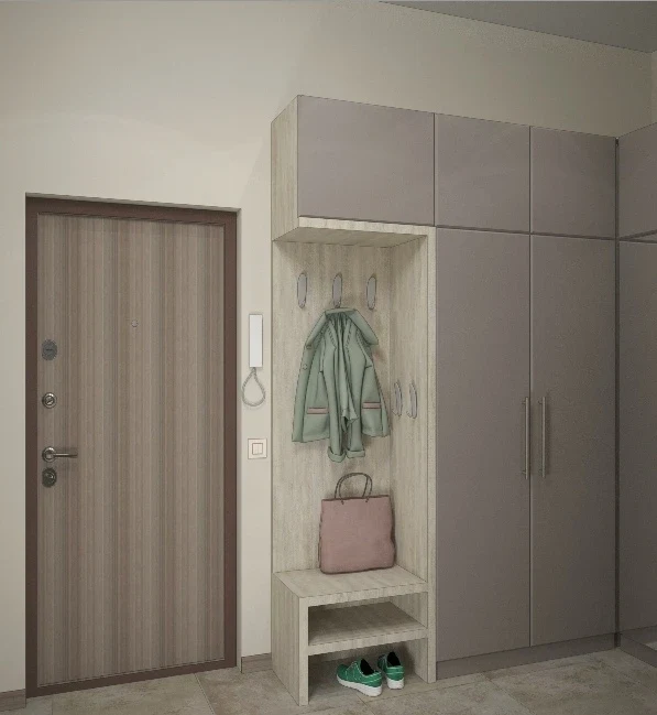 Дизайн-проект однокомнатной квартиры