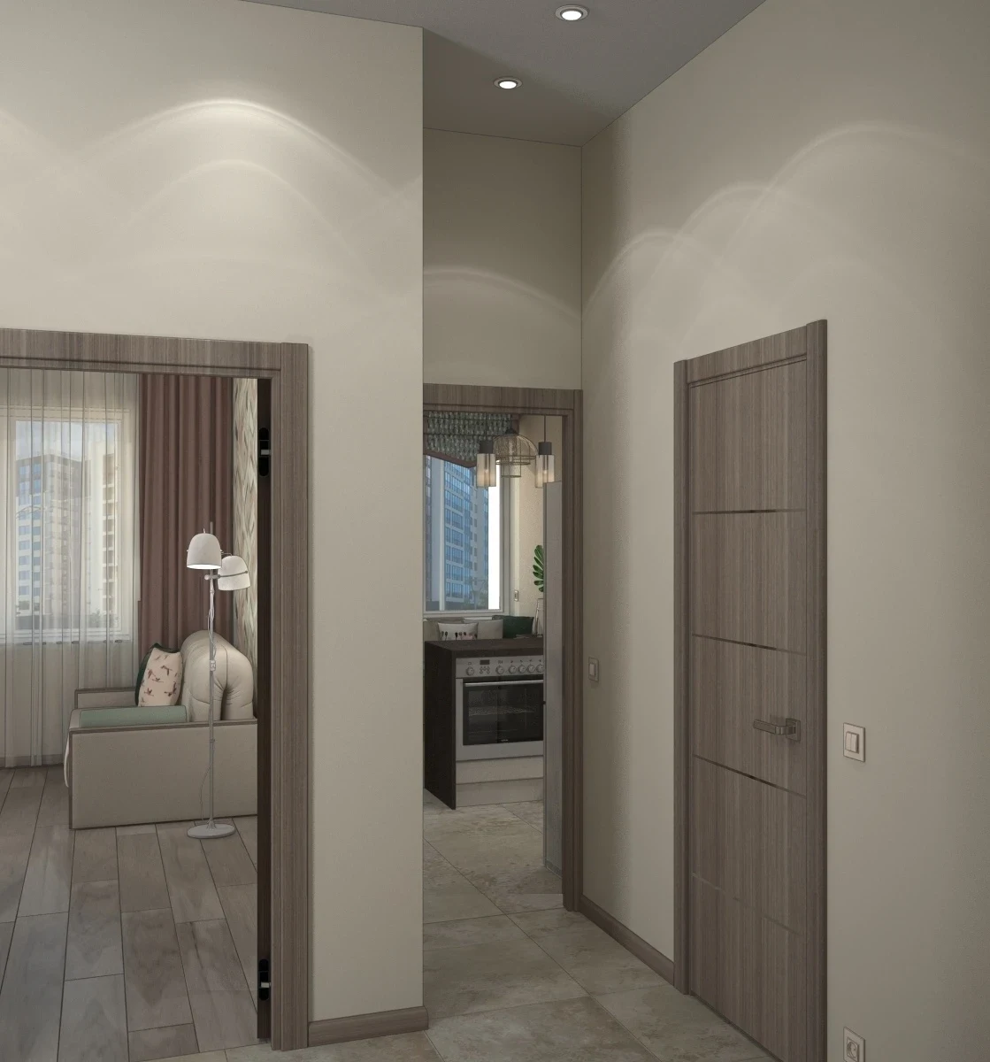 Дизайн-проект однокомнатной квартиры