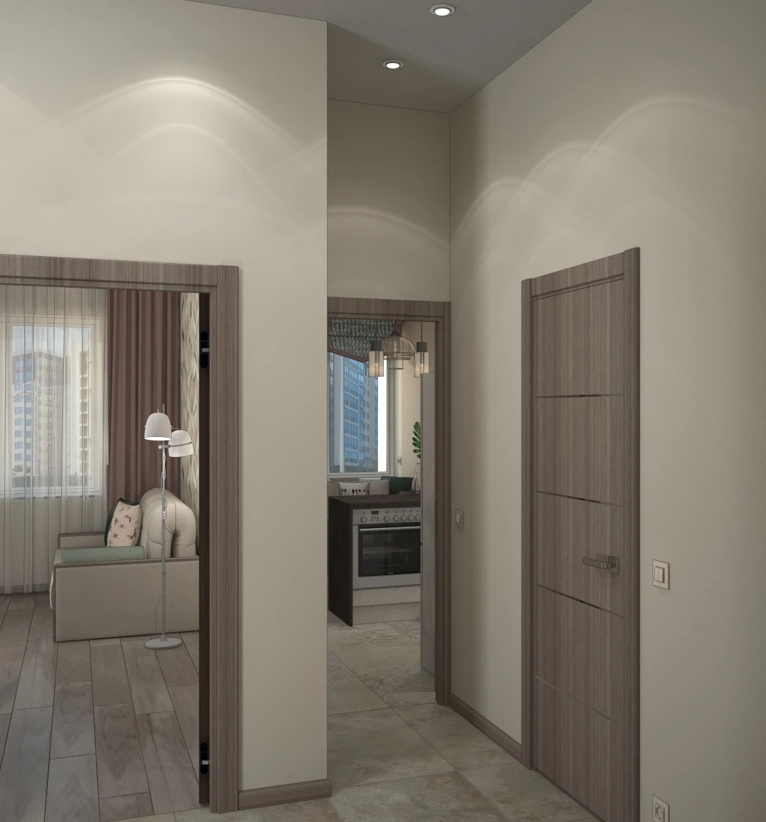 Дизайн-проект однокомнатной квартиры