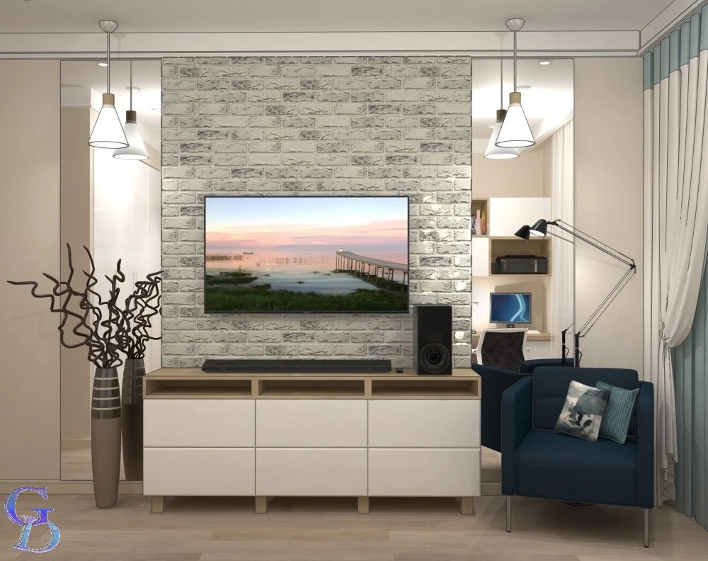 Дизайн-проект двухкомнатной квартиры