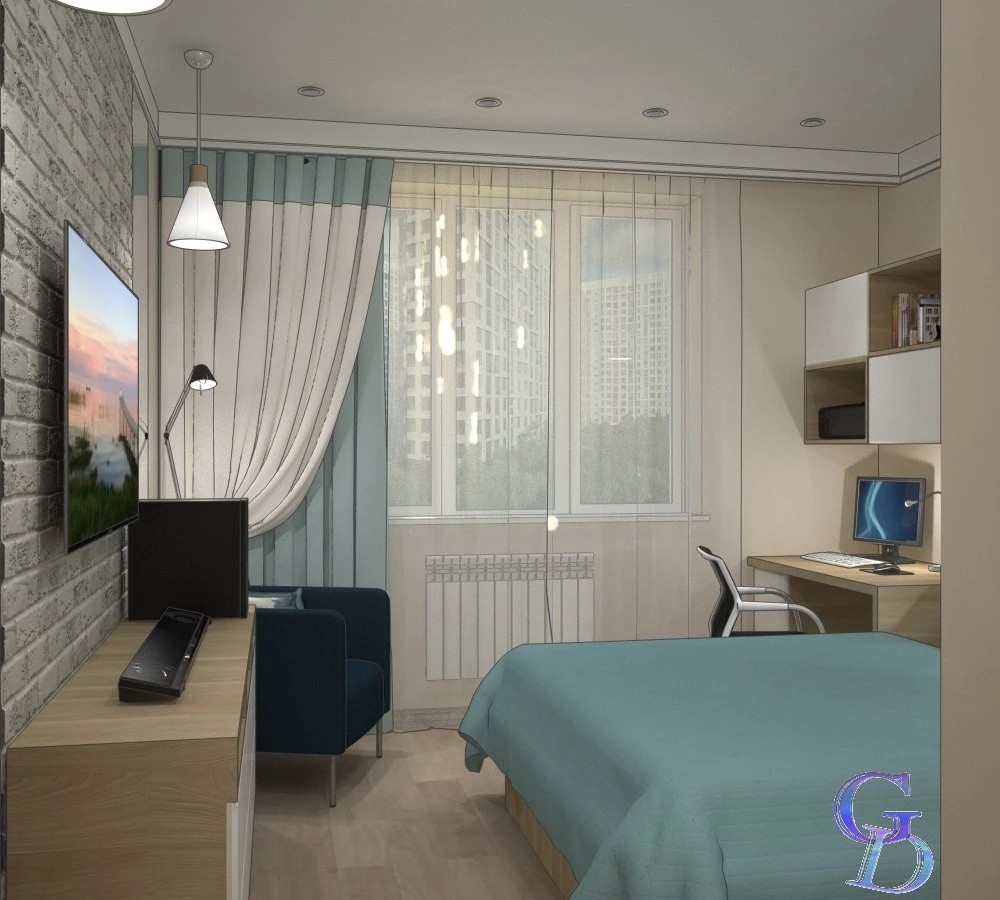 Дизайн-проект двухкомнатной квартиры