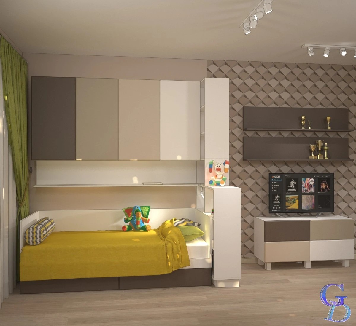 Дизайн-проект двухкомнатной квартиры