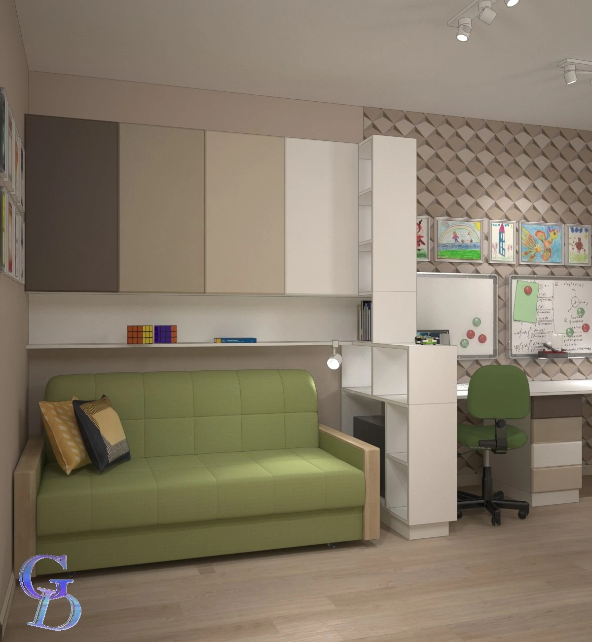 Дизайн-проект двухкомнатной квартиры