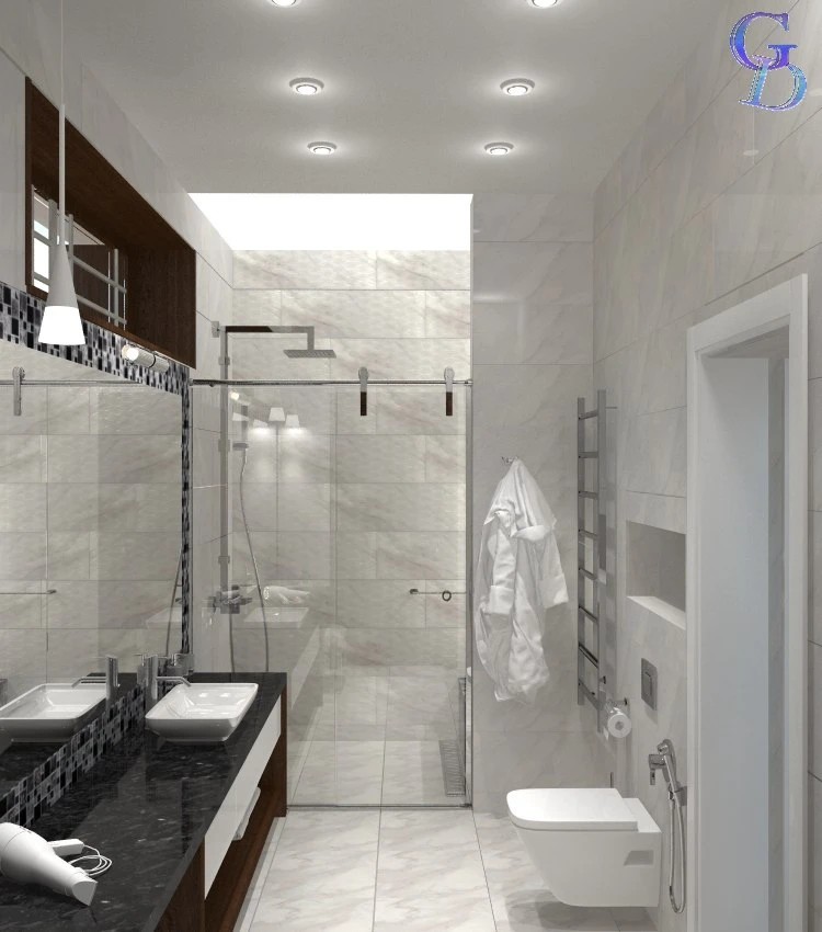 Санузел в загородном доме