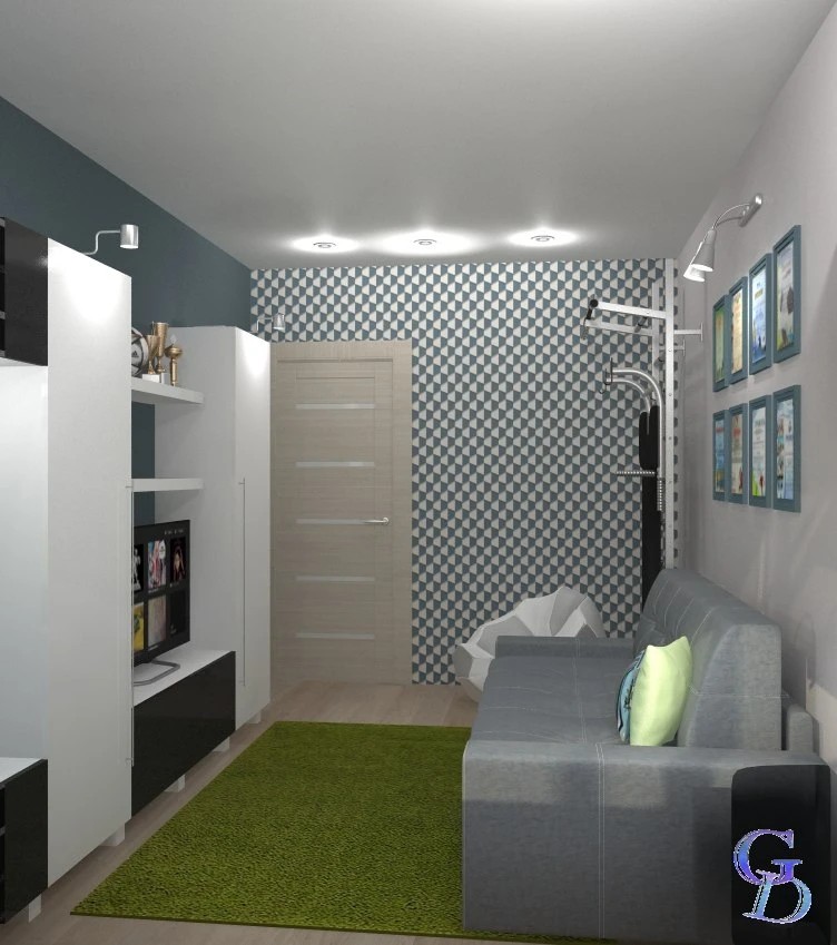 Двухкомнатная квартира для молодой семьи