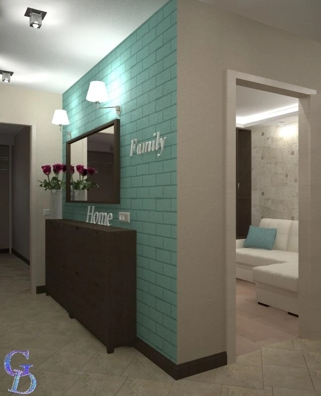 Проект двухкомнатной квартиры