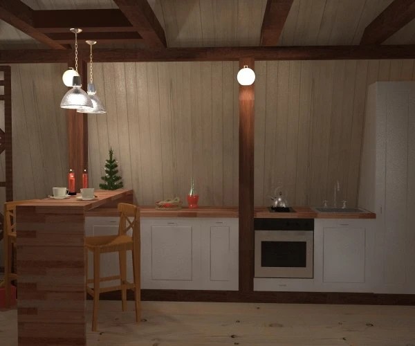 Проект мансарды загородного дома