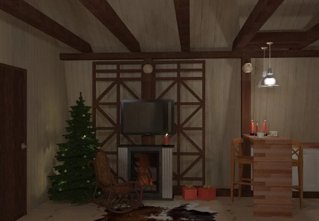 Проект мансарды загородного дома