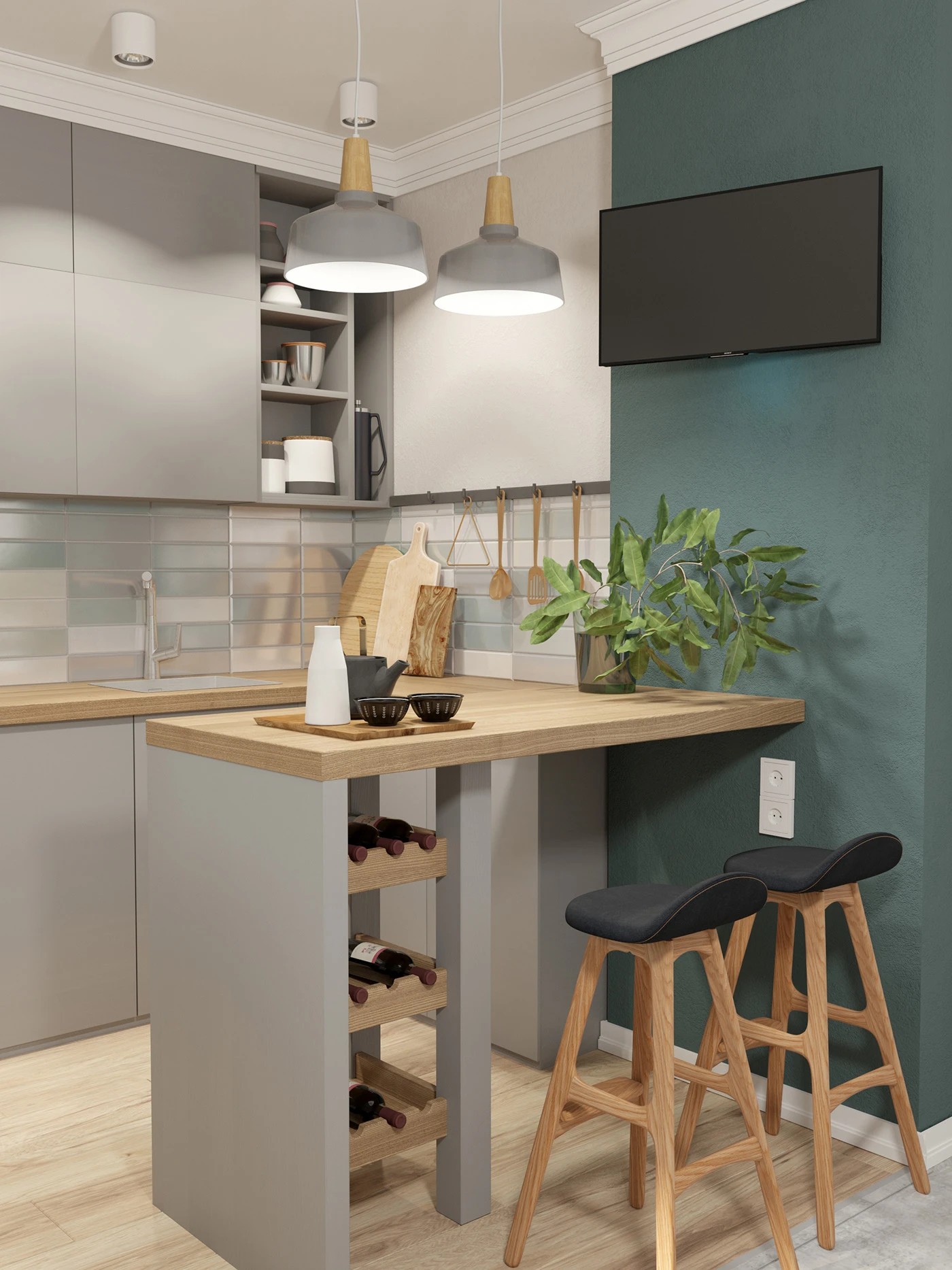 Квартира в Москве.