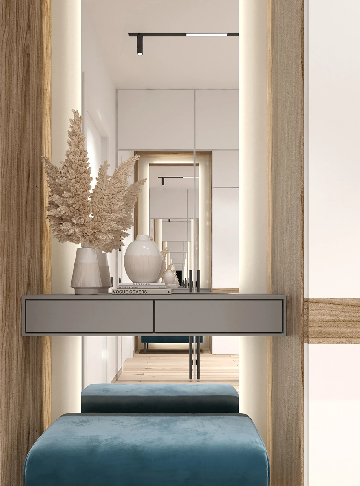 Проект входной зоны в ЖК "Галактика PRO"