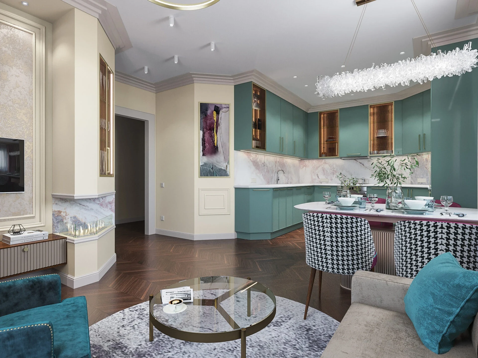 Яркая квартира в Кудрово