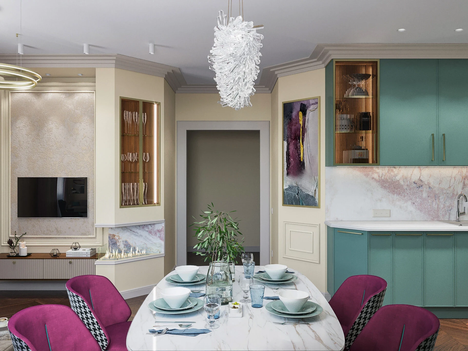 Яркая квартира в Кудрово