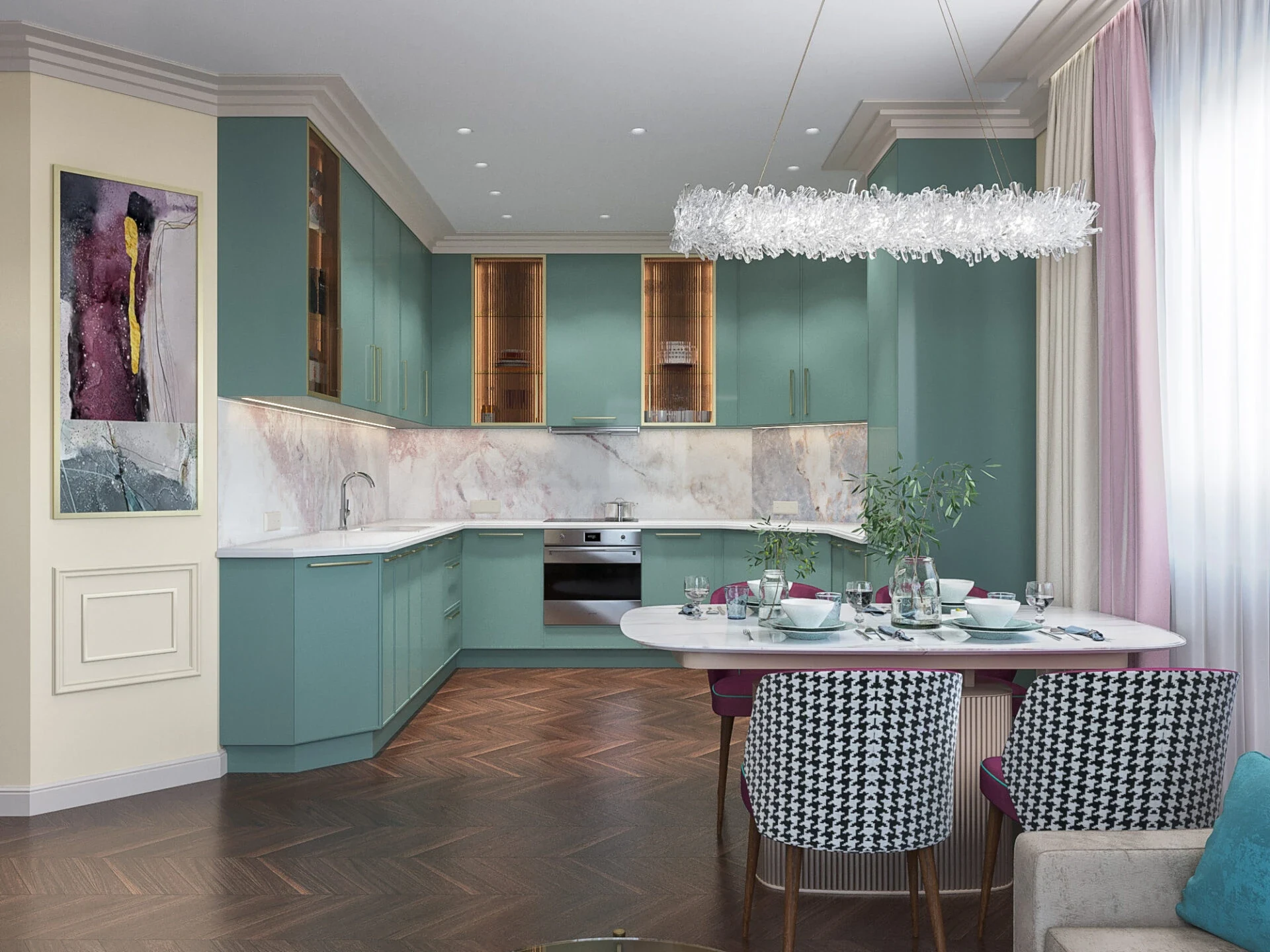 Яркая квартира в Кудрово