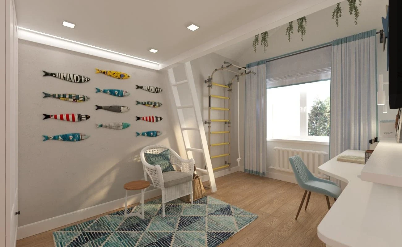 ТЕХНИЧЕСКИЙ ПРОЕКТ+визуализация кухни-гостиной и детской