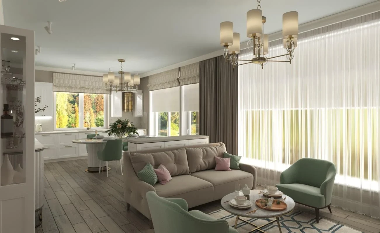 Коттедж в стиле GARDA DECOR