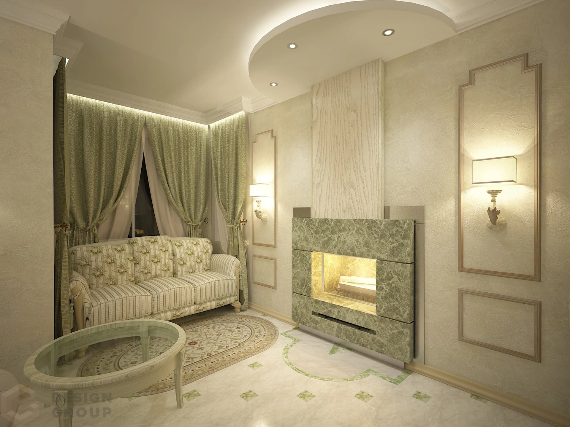 Интерьер загородного дома Агалатово