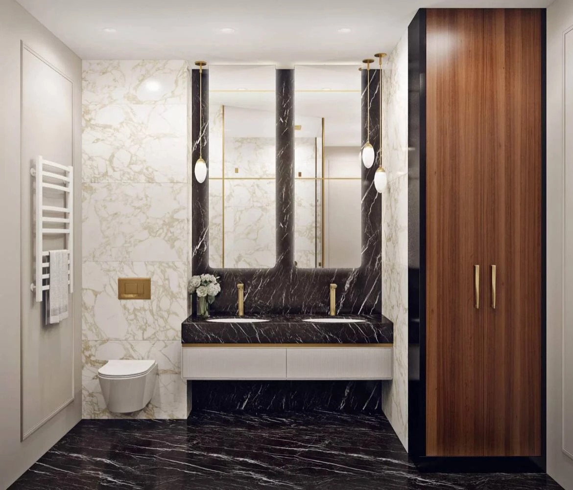 Проект трехкомнатной квартиры ЖК Riverside