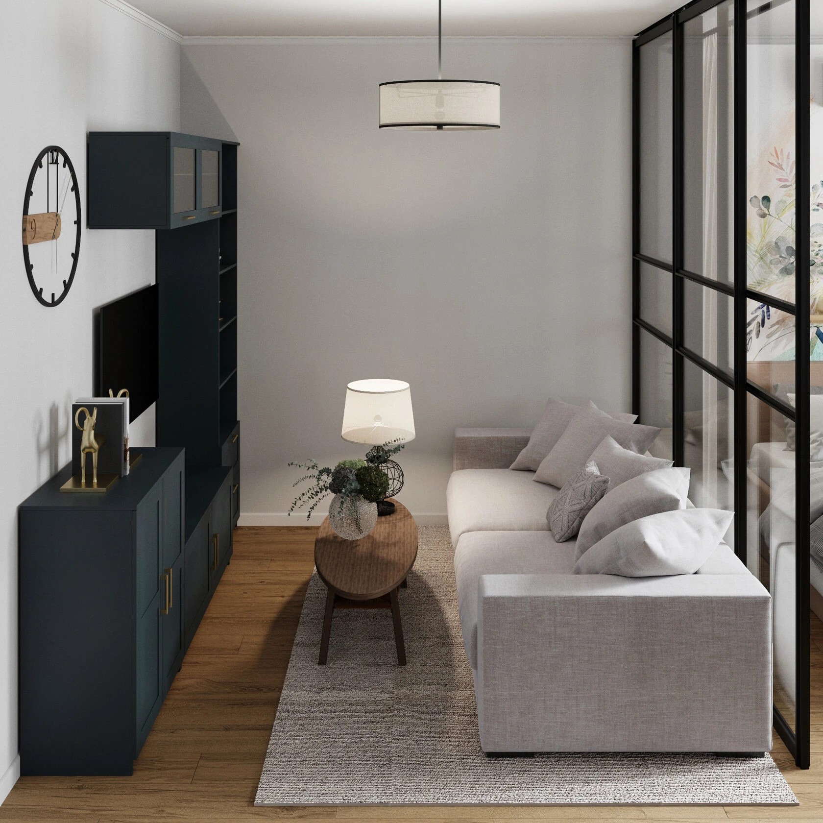 1-комнатная квартира 55 м2