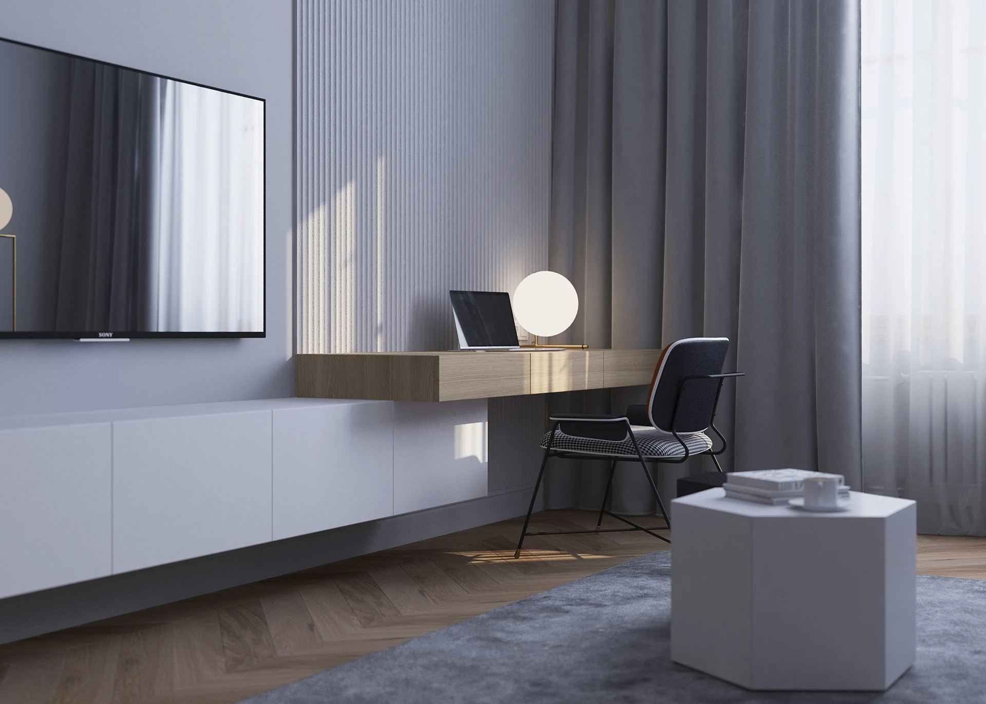 Квартира с камином