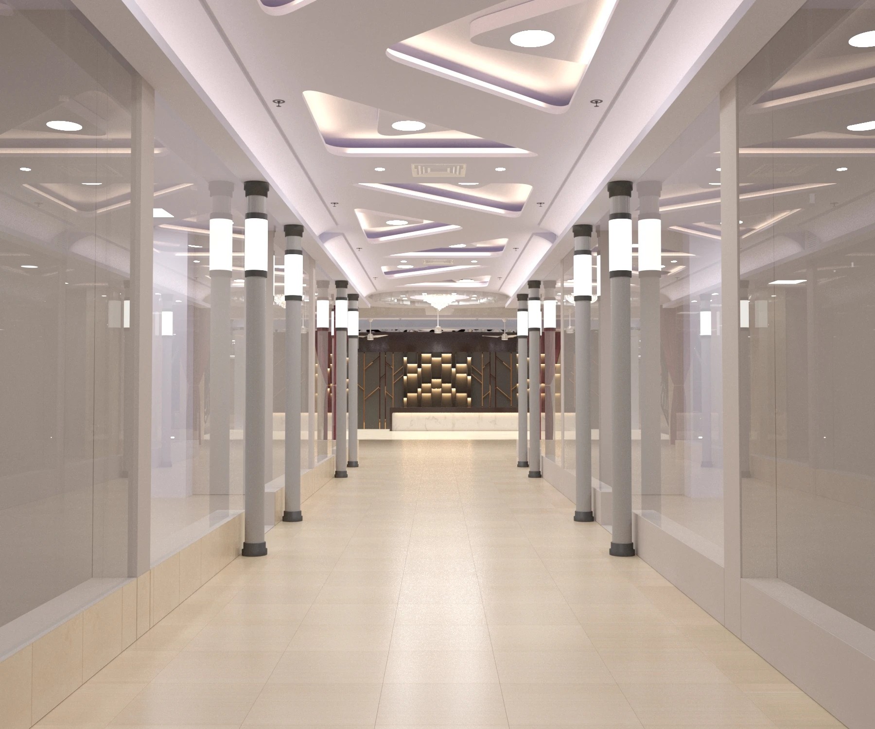 Потолок ТЦ Гранд Палас (м.Гостинный Двор)