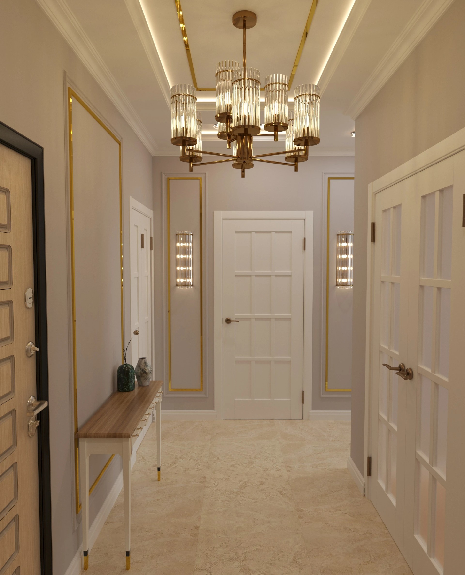 Квартира 60 кв.м в выдержанных тонах