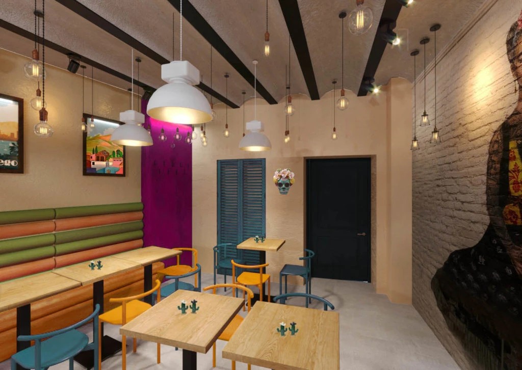 Дизайн бара Фрида в Новой Голландии