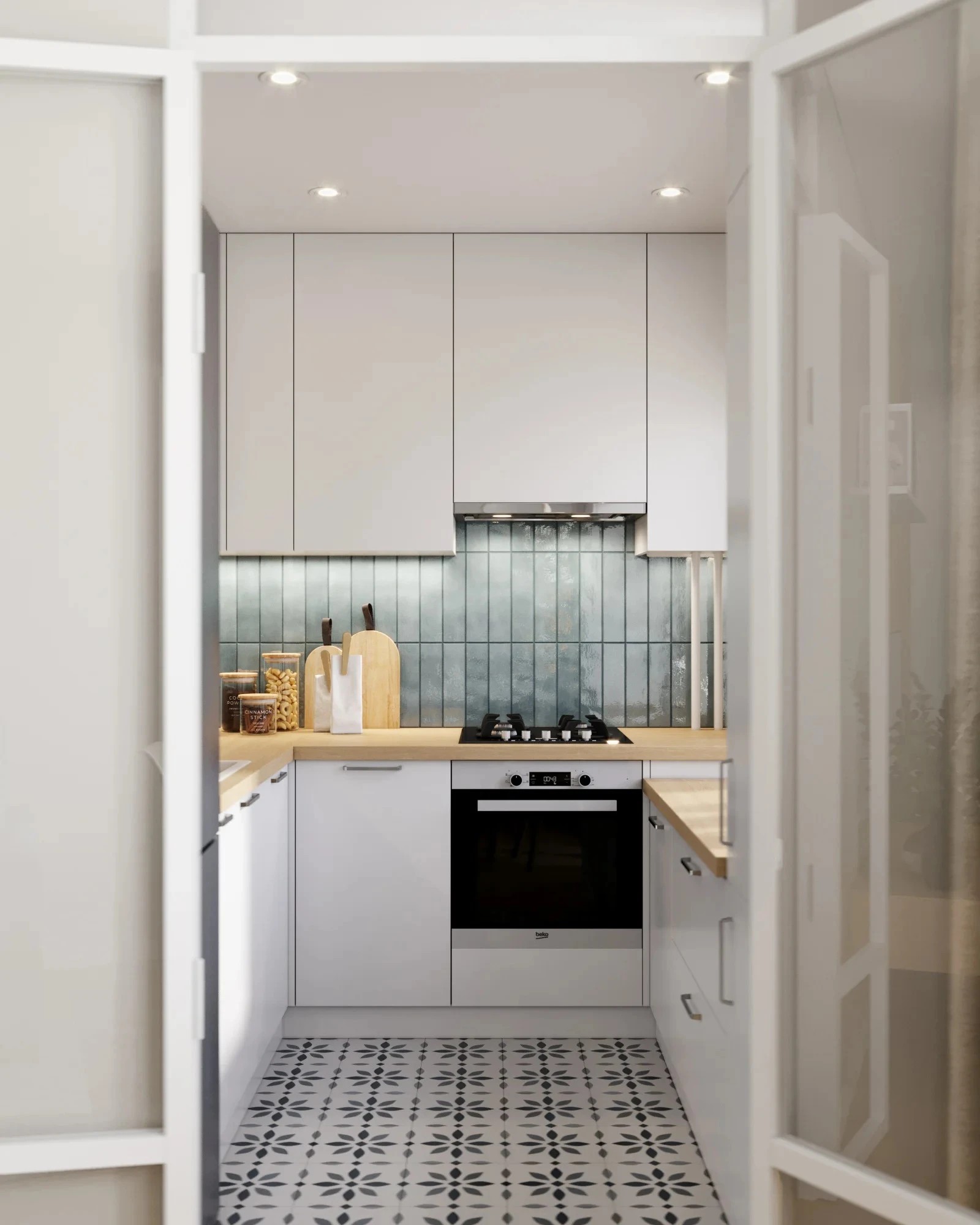 Компактная двухкомнатная квартира