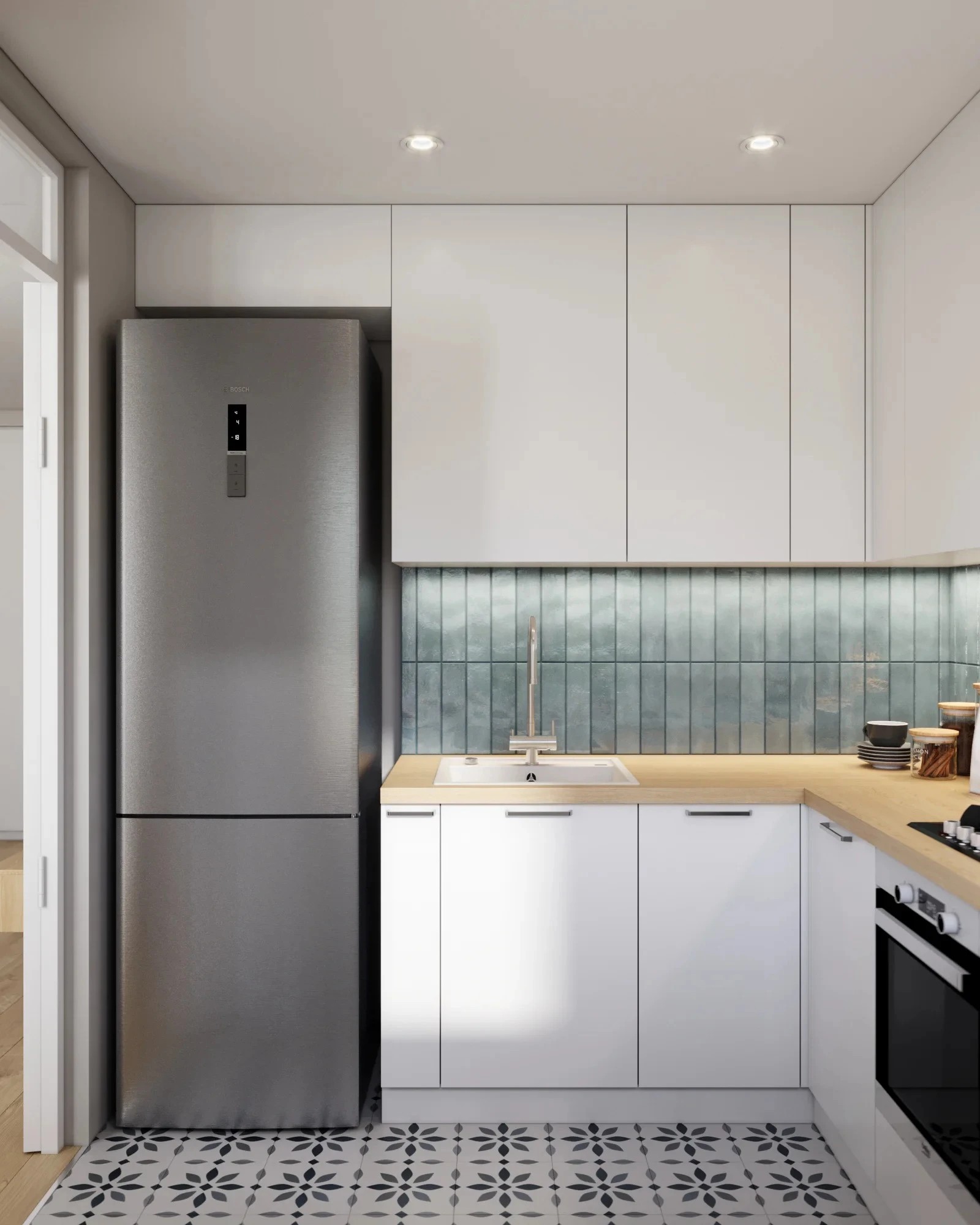 Компактная двухкомнатная квартира