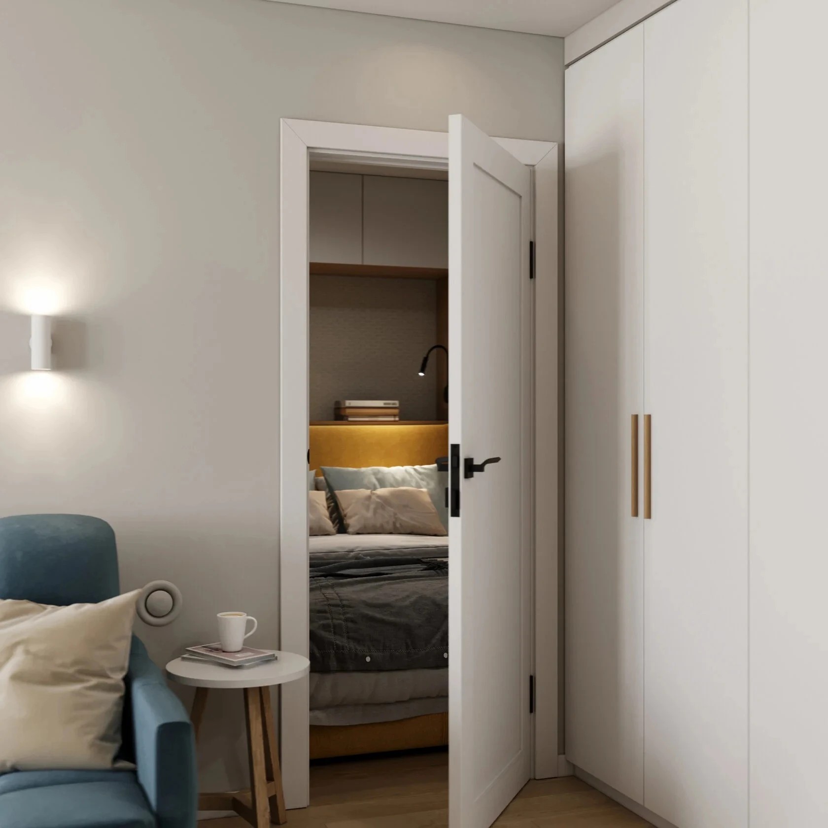 Компактная двухкомнатная квартира