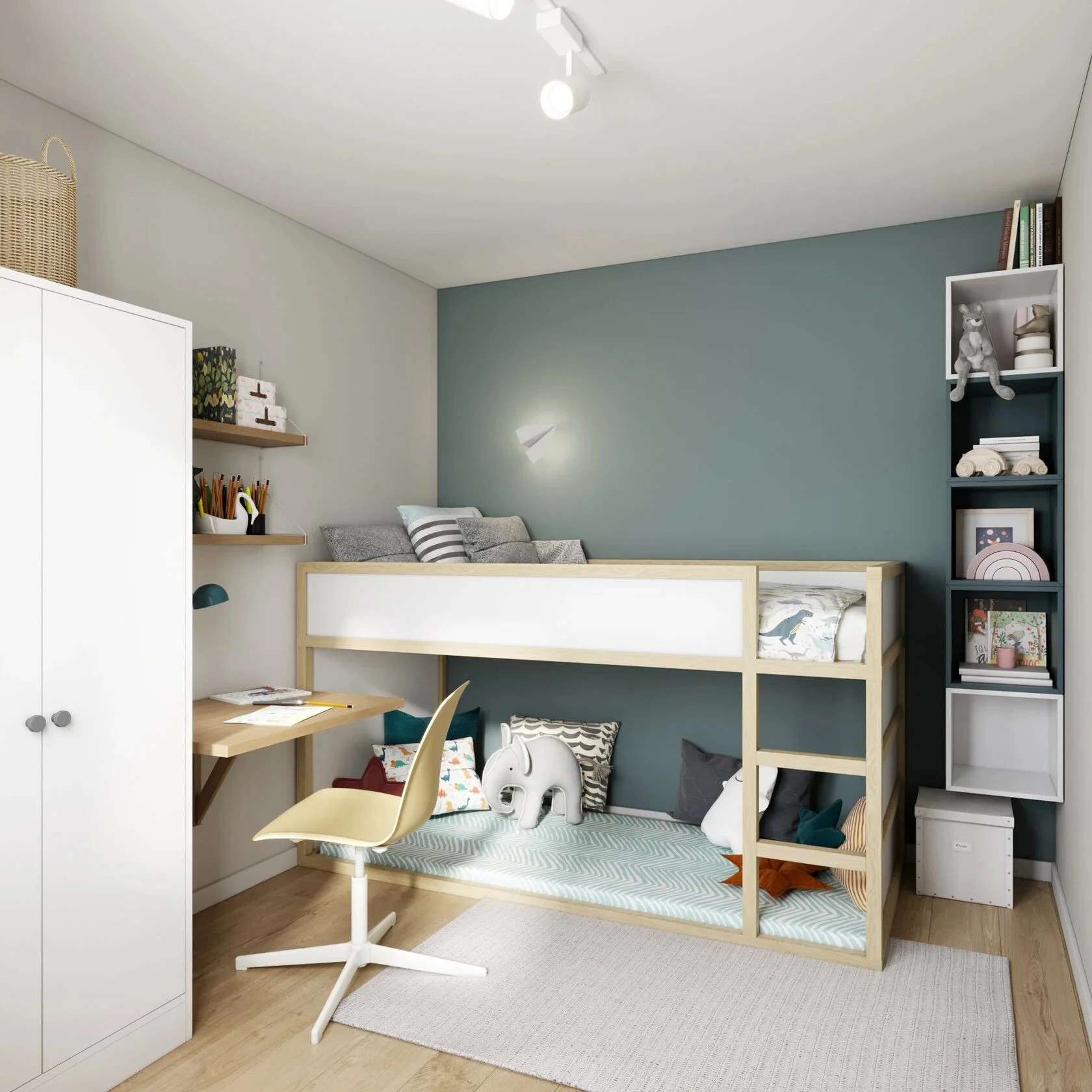 Компактная двухкомнатная квартира