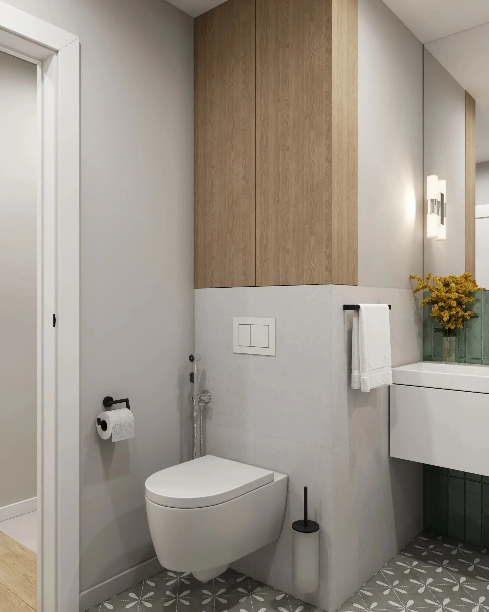 Компактная двухкомнатная квартира