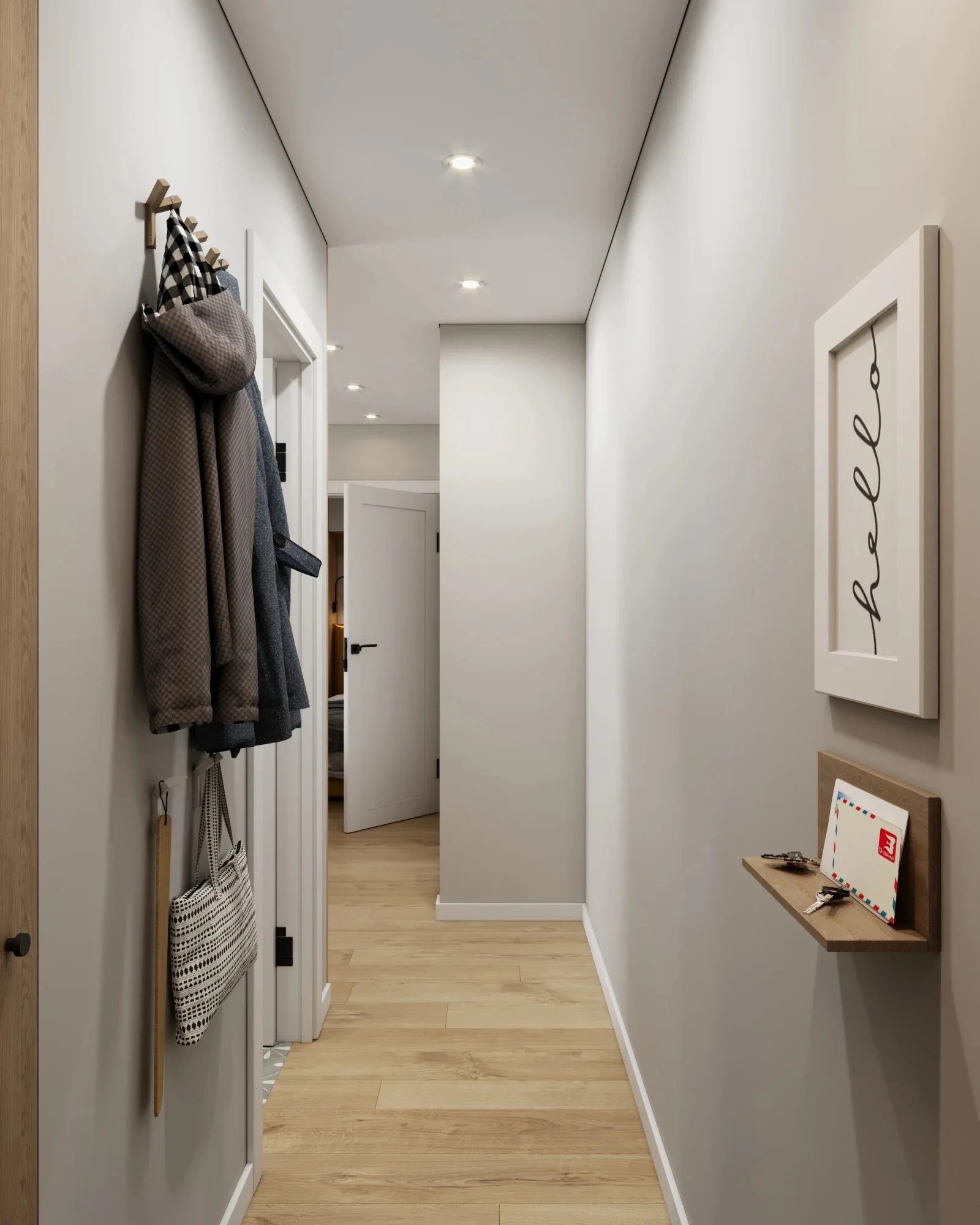 Компактная двухкомнатная квартира