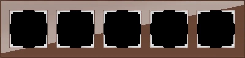 Рамка Werkel Favorit Мокко WL01-Frame-05 / Рамка на 5 постов (мокко)