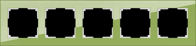 Рамка Werkel Favorit Фисташковый WL01-Frame-05 / Рамка на 5 постов (фисташковый)