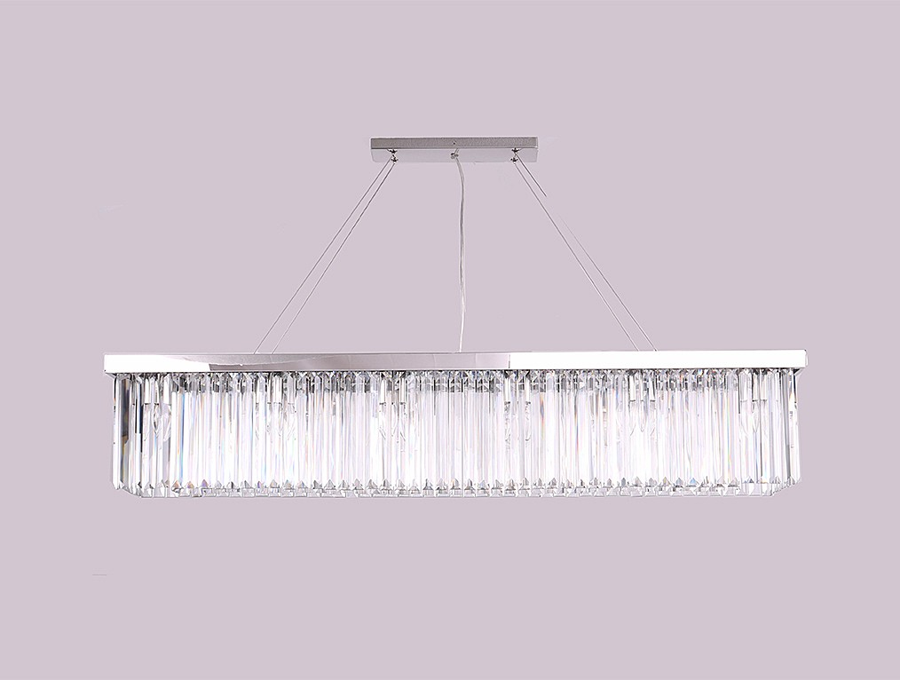 Подвесная хрустальная люстра 10110 Newport 10116+6/S