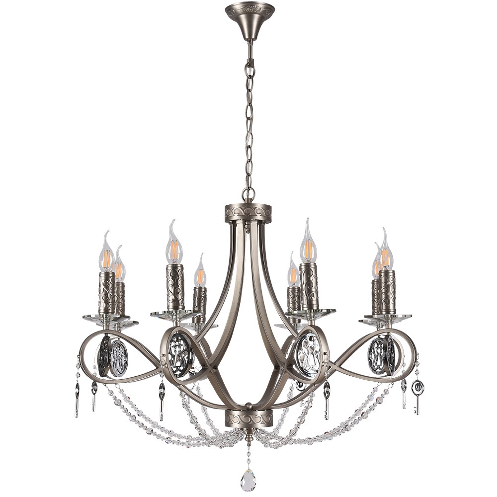 Подвесная люстра Lumien Hall Орабель 2036/8H-SNCR-CL