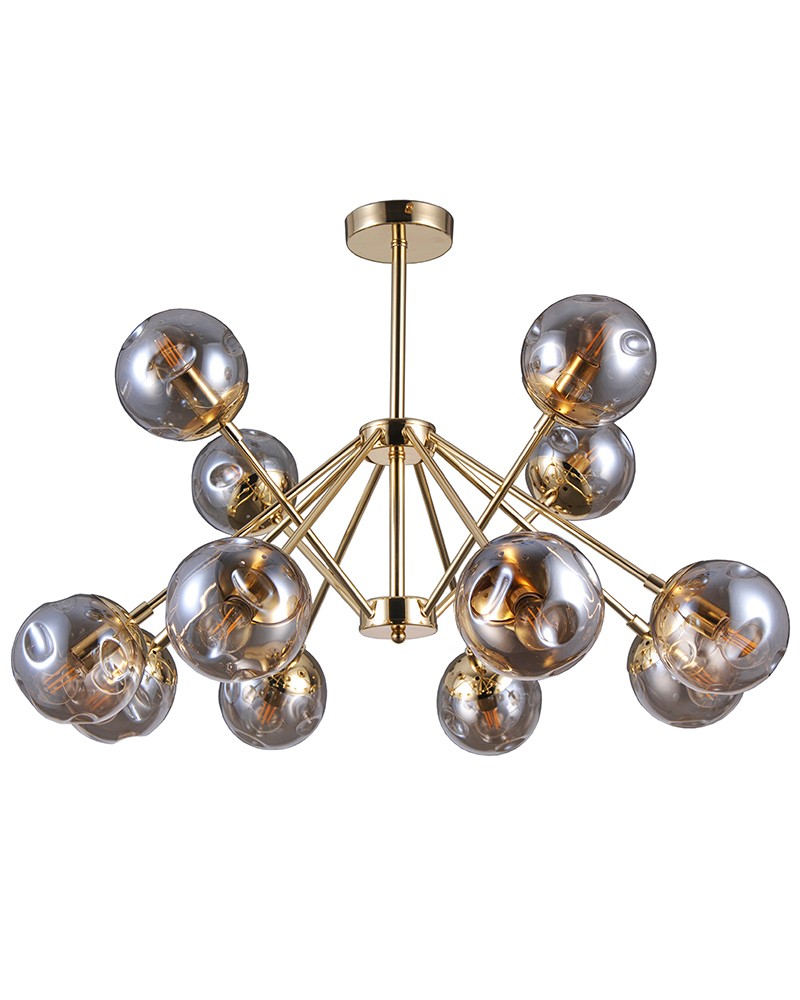 Потолочная люстра Lumien Hall Юнас 4029/12P-DGD-CGC