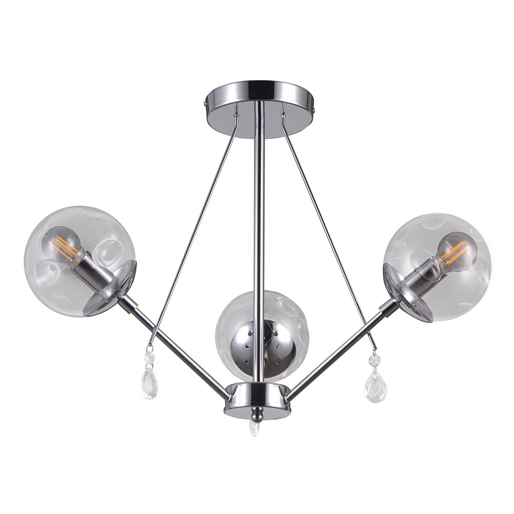 Потолочная люстра Lumien Hall Юнас 4029/3P-CR-CL