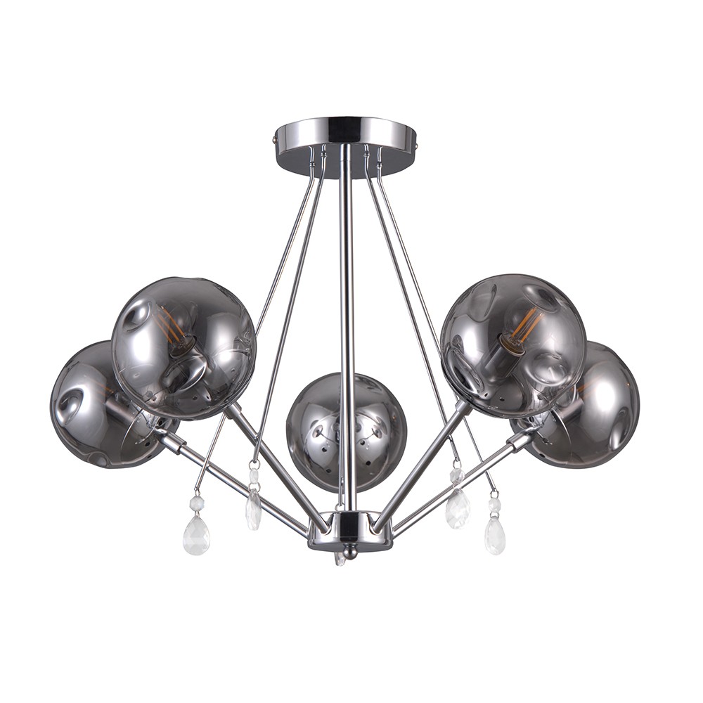 Потолочная люстра Lumien Hall Юнас 4029/5P-CR-SY