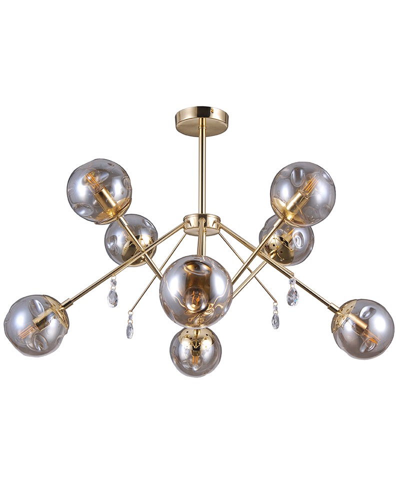 Потолочная люстра Lumien Hall Юнас 4029/8P-DGD-CGC