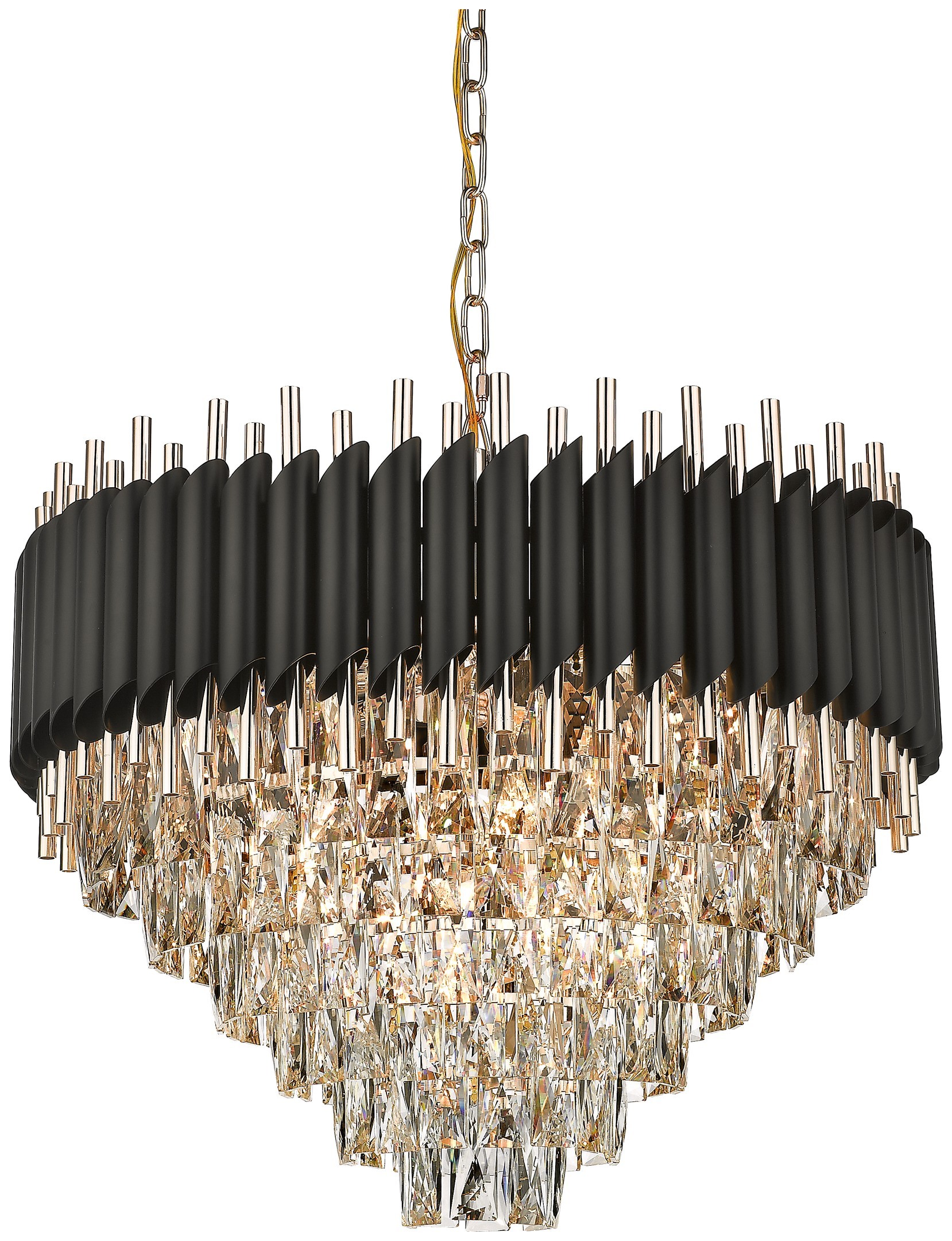 Подвесная хрустальная люстра Cartuccia Wertmark WE138.15.023