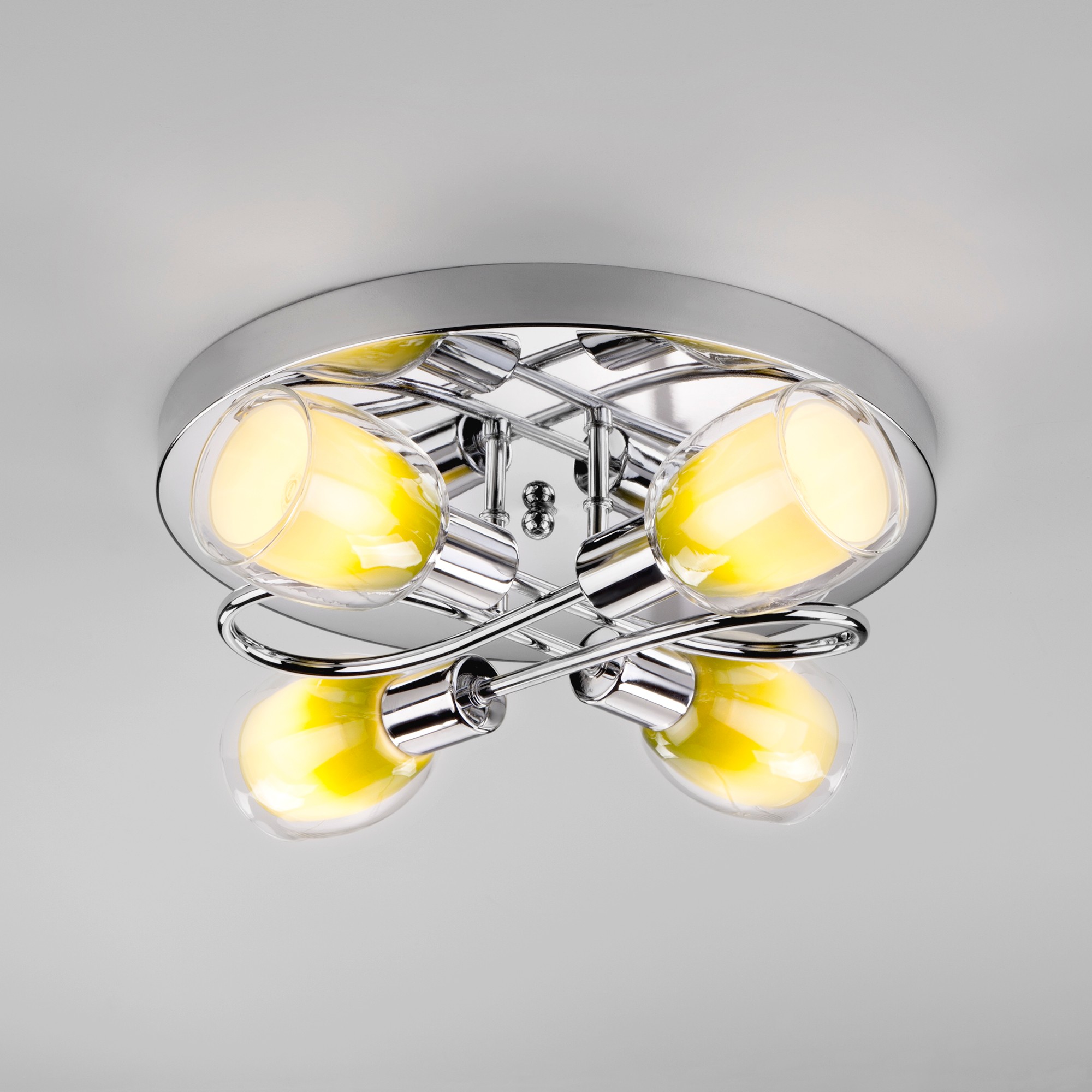 Потолочная люстра Eurosvet Potpourri 30151/4 зеленый