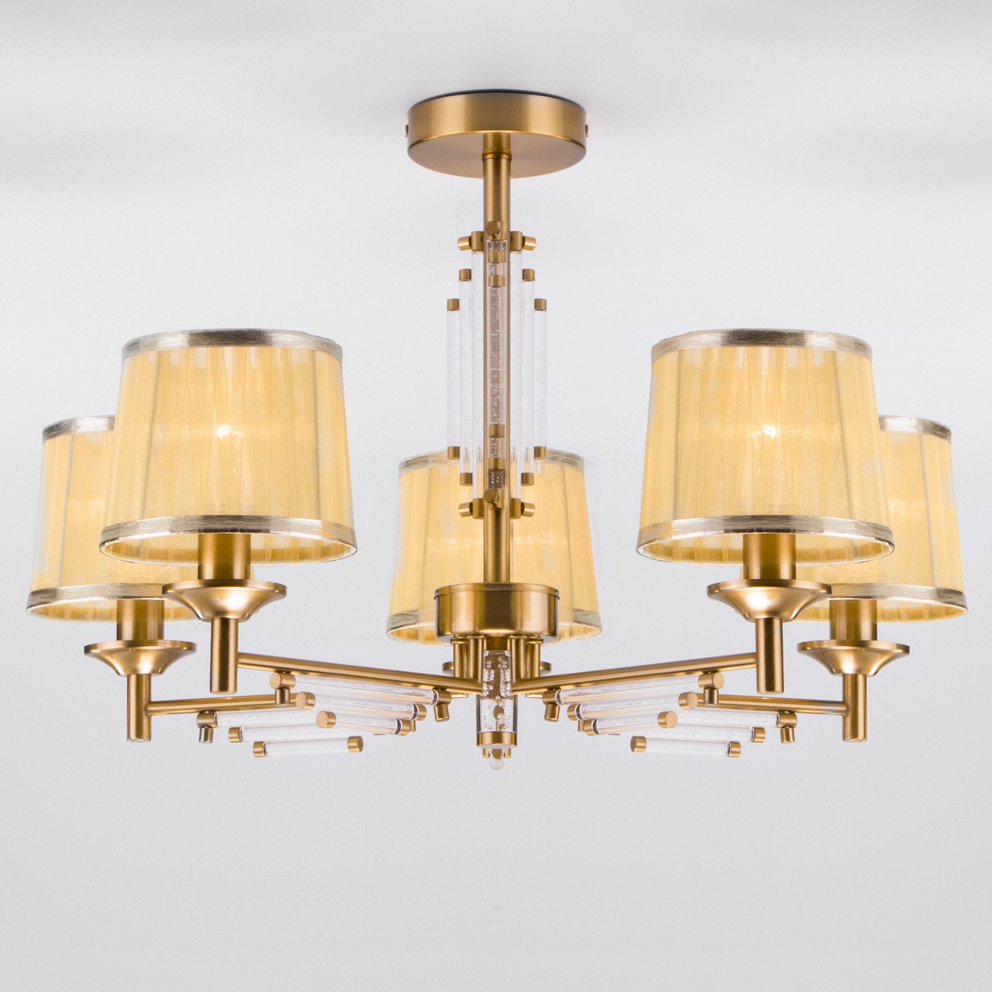 Потолочная люстра Eurosvet Amalfi 60081/5 золотая бронза