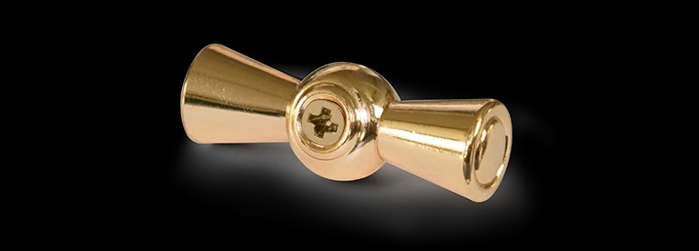 Выключатель Werkel WL18-20-01/ Ручка выключателя 2 шт. (золото) Ретро