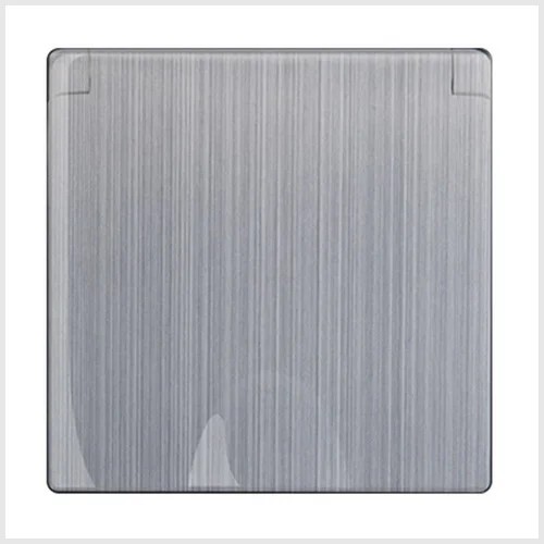 Werkel Накладка Глянцевый никель WL02-SKGSС-IP44-CP/ Накладка для розетки IP44 с крышкой (глянцевый никель)