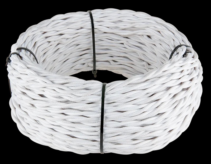 Werkel Ретро кабель витой 3х2,5 (белый)