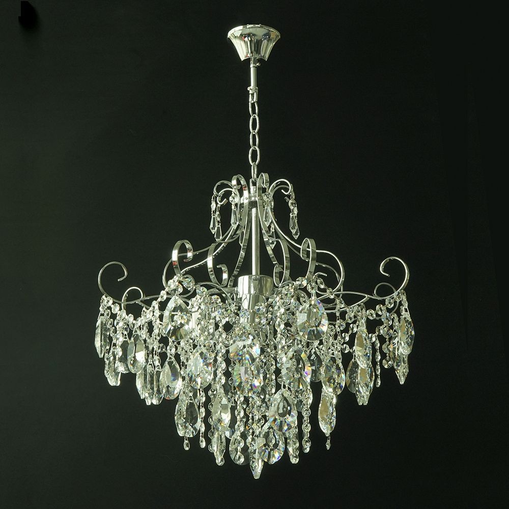 Подвесная хрустальная люстра  Wedo Light 70598.01.03.04