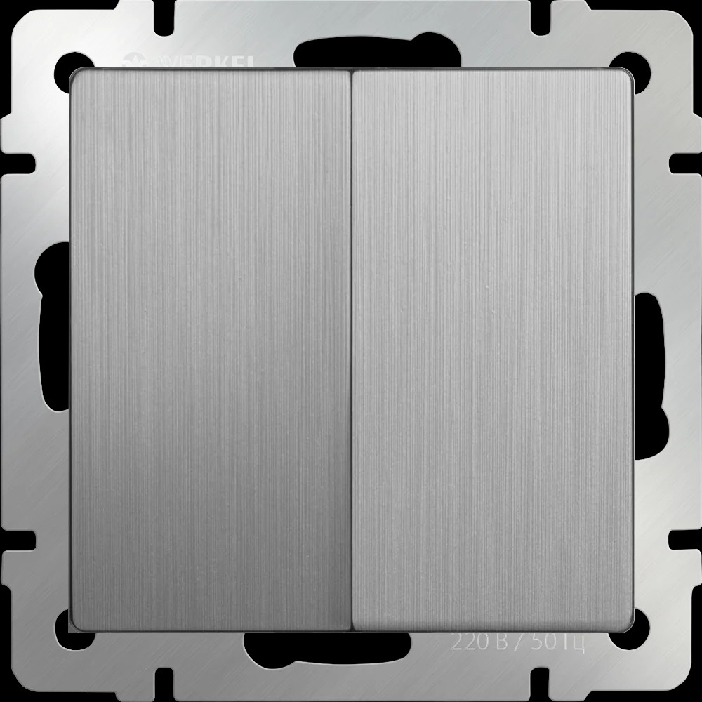 Серебряный рифленый