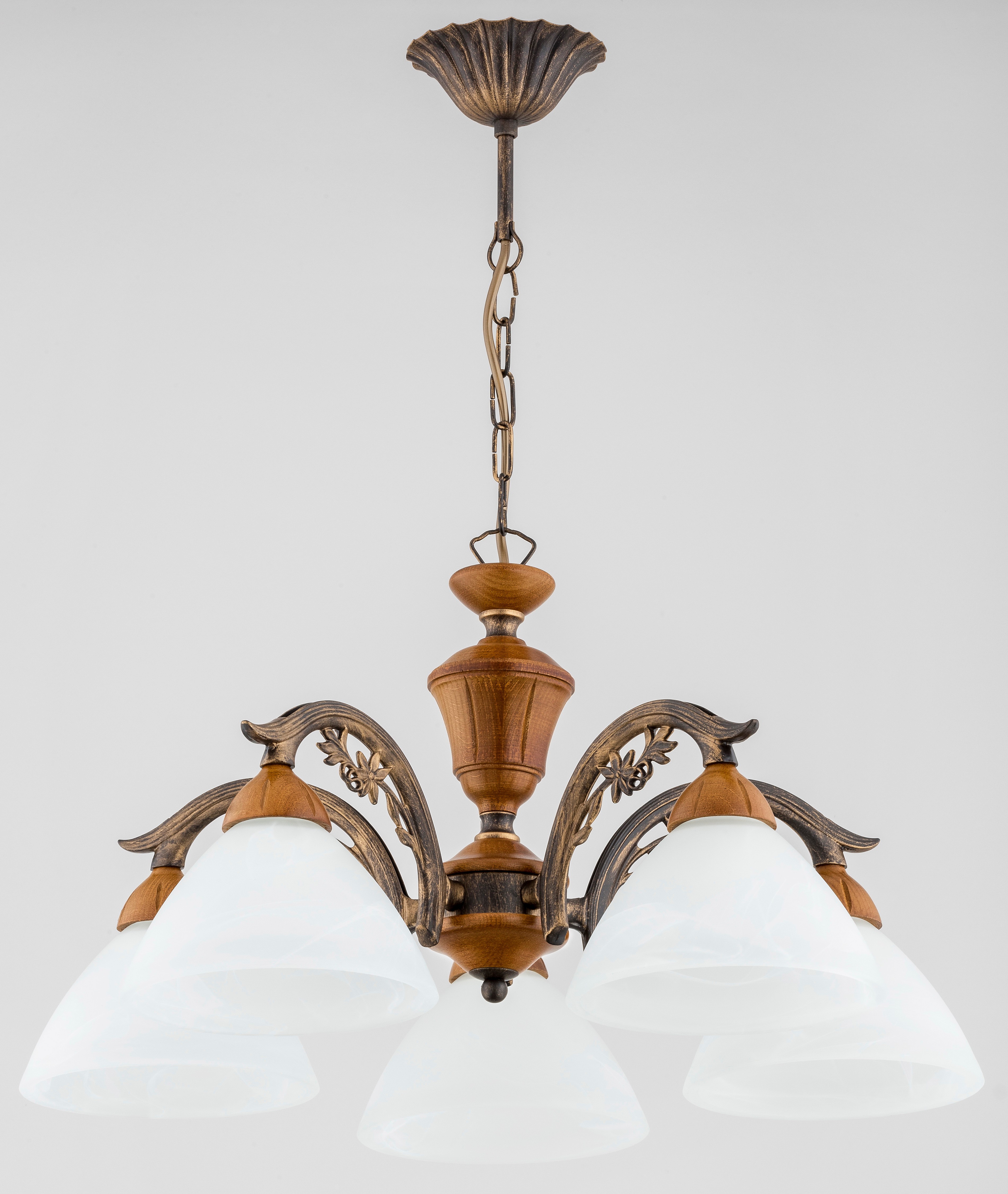 Подвесная люстра Alfa Praga 10775 (стекло 8148)